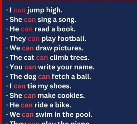The Many Faces of "Can"
